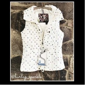 Super Cute Burton Sly Puffy Vest NWT